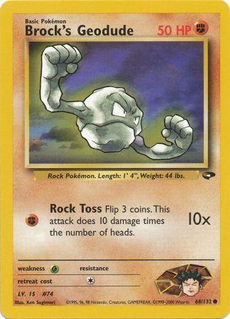 Brock's Geodude 068  - Unlimited Gym Challenge - Common
