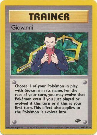 Giovanni (104) (104) 104  - Unlimited Gym Challenge - Rare