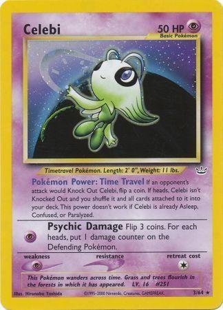 Celebi (3)  - Unlimited Holofoil Neo Revelation - Holo Rare