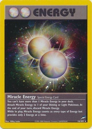 Miracle Energy/105  - Unlimited Holofoil Neo Destiny - Holo Rare