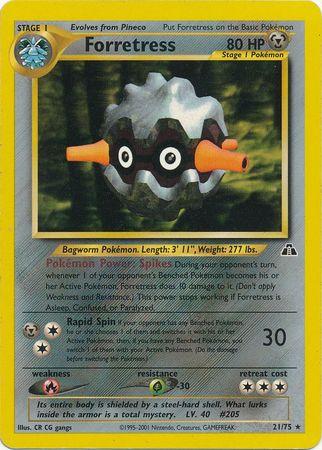 Forretress (21) (21) 021/75  - Unlimited Neo Discovery - Rare