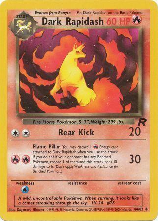 Dark Rapidash 044  - Unlimited Team Rocket - Uncommon