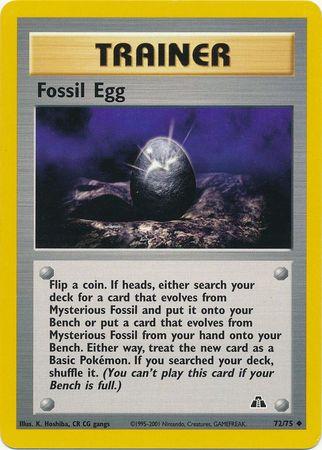Fossil Egg 072  - Unlimited Neo Discovery - Uncommon