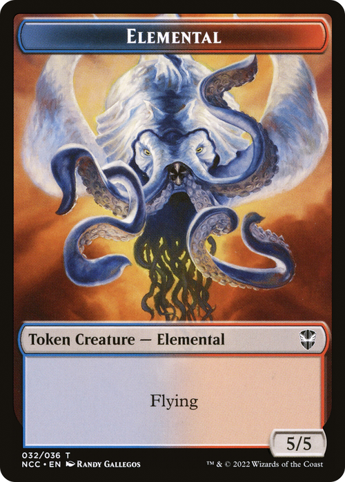 Elemental (TNCC-032) - New Capenna Commander Tokens Foil