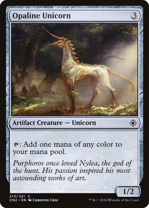 Opaline Unicorn (CN2-213) - Conspiracy: Take the Crown