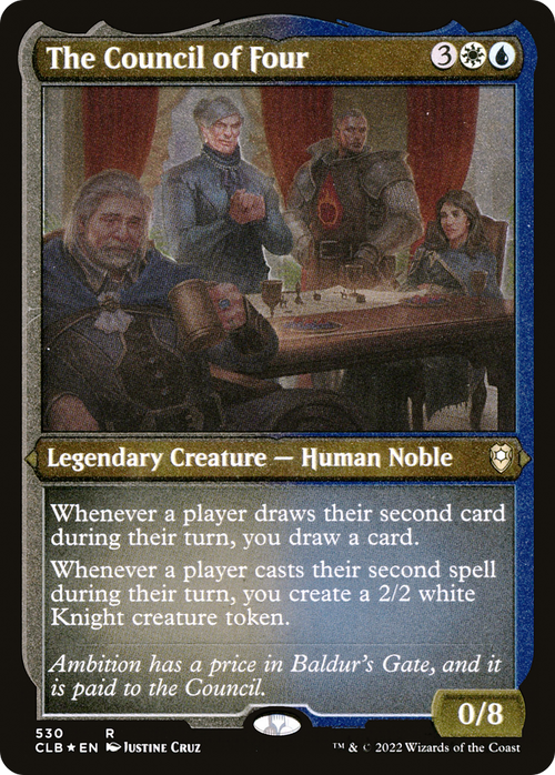 The Council of Four (Foil Etched) (CLB-530) - Commander Legends: Battle for Baldur's Gate Foil