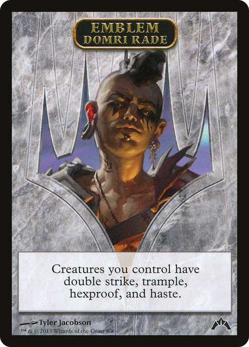 Emblem - Domri Rade (GTC-008) - Gatecrash Tokens