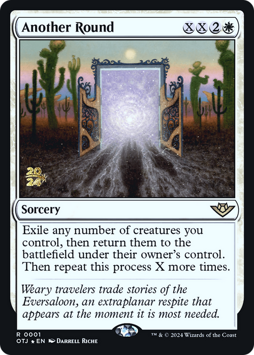 Another Round (PRE-001) - Outlaws of Thunder Junction Promos Foil