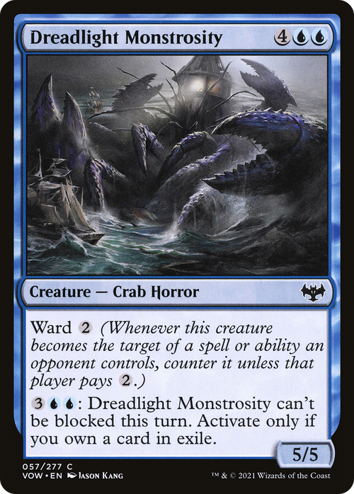 Dreadlight Monstrosity (VOW-057) - Innistrad: Crimson Vow Foil