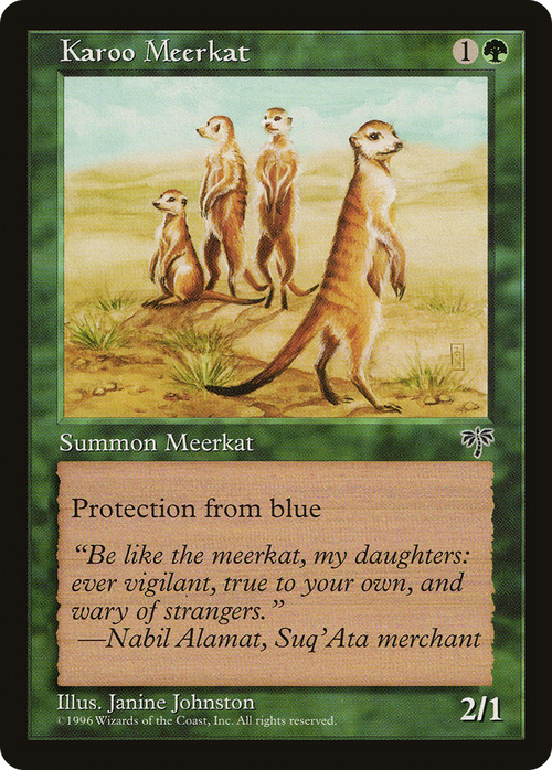 Karoo Meerkat (MIR-) - Mirage