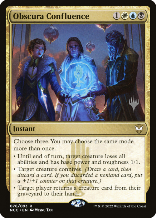 Obscura Confluence (PPSNC-076) - New Capenna Commander Promos Foil