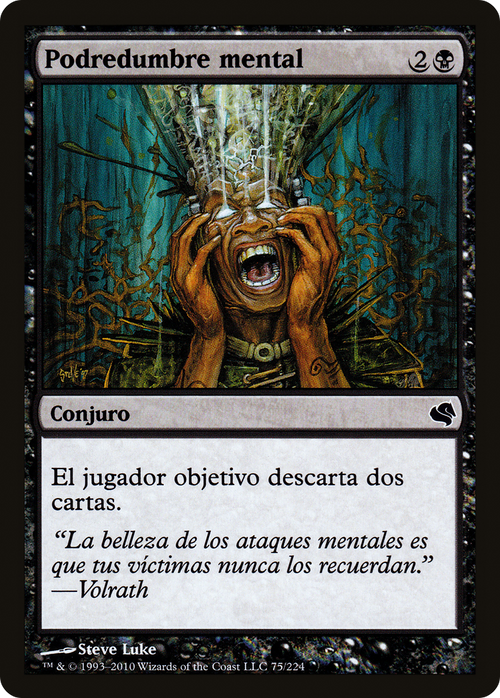 Mind Rot (Spanish) - "Podredumbre mental" (PS11-075) - Salvat 2011