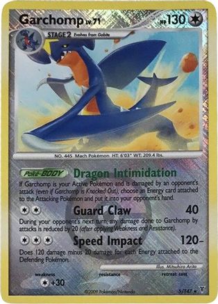 Garchomp - 5/147 (Championship Promo)/147  - Reverse Holofoil League & Championship Cards - Promo
