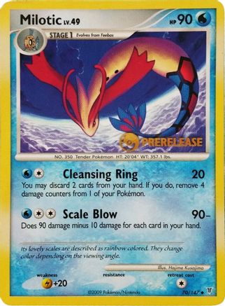 Milotic - 70/147 (Prerelease)/147  Nintendo Promos - Promo