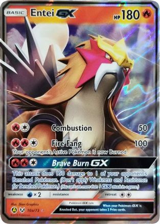 Entei GX 10a/73  - Holofoil Alternate Art Promos - Promo