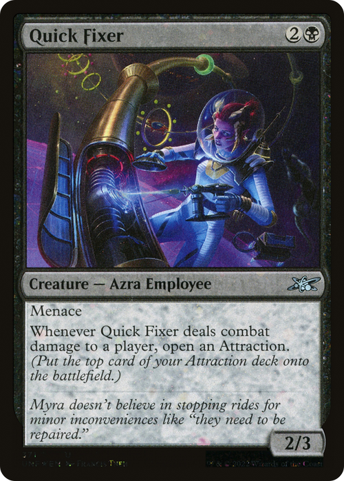 Quick Fixer (Galaxy Foil) (UNF-371) - Unfinity Foil