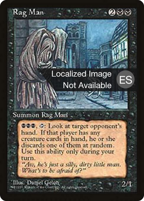 Rag Man (4BB-) - Fourth Edition Foreign Black Border