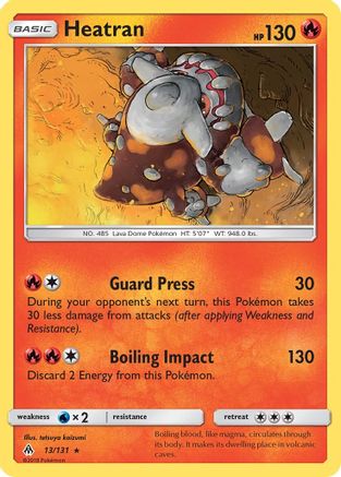 Heatran  SM  Forbidden Light - Rare