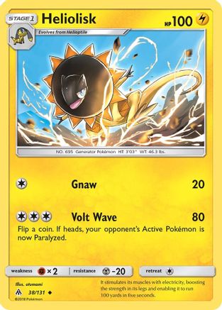 Heliolisk  SM  Forbidden Light - Uncommon