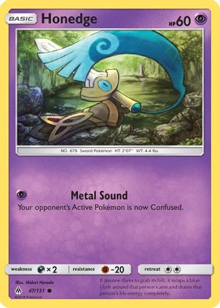Honedge (47)  SM  Forbidden Light - Common