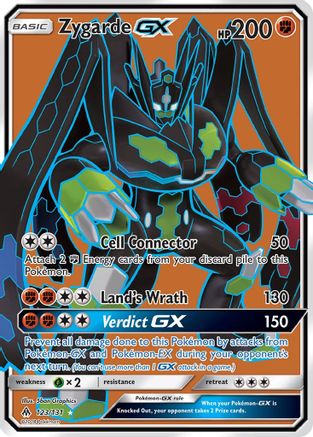 Zygarde GX (Full Art)/131  - Holofoil SM  Forbidden Light - Ultra Rare