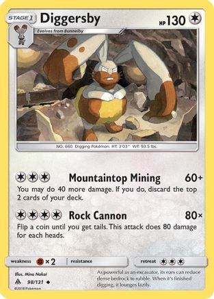 Diggersby  SM  Forbidden Light - Uncommon