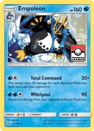 Empoleon (Pokemon League) 034/156  - Reverse Holofoil League & Championship Cards - Promo