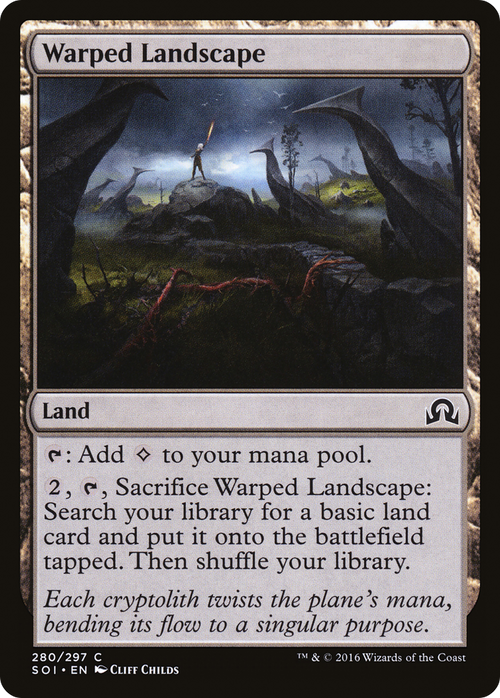 Warped Landscape (SOI-280) - Shadows over Innistrad