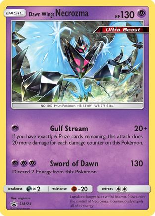 Dawn Wings Necrozma - SM123  - Holofoil SM Promos - Promo