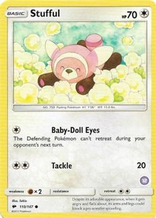 Stufful (12)/147  SM Trainer Kit Alolan Sandslash & Alolan Ninetales - Common