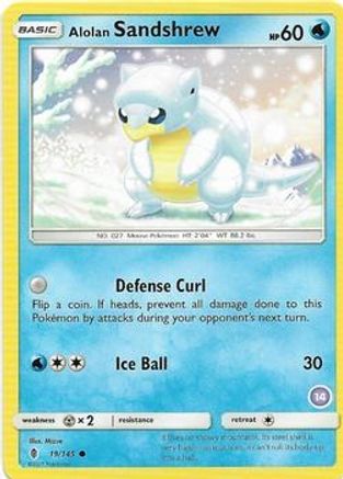 Alolan Sandshrew (14)  SM Trainer Kit Alolan Sandslash & Alolan Ninetales - Common
