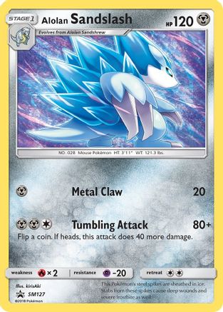 Alolan Sandslash - SM127  - Holofoil SM Promos - Promo