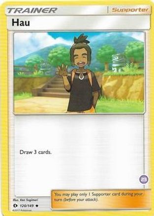 Hau (23) (Alolan Sandslash Half-Deck)  SM Trainer Kit Alolan Sandslash & Alolan Ninetales - Uncommon