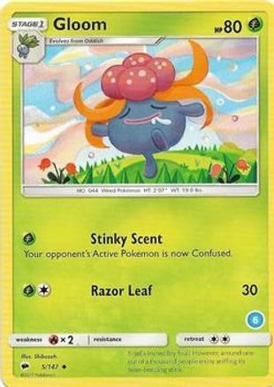 Gloom (6)  SM Trainer Kit Alolan Sandslash & Alolan Ninetales - Uncommon