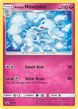 Alolan Ninetales - SM128  - Holofoil SM Promos - Promo