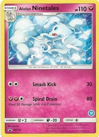 Alolan Ninetales (17)  SM Trainer Kit Alolan Sandslash & Alolan Ninetales - Promo