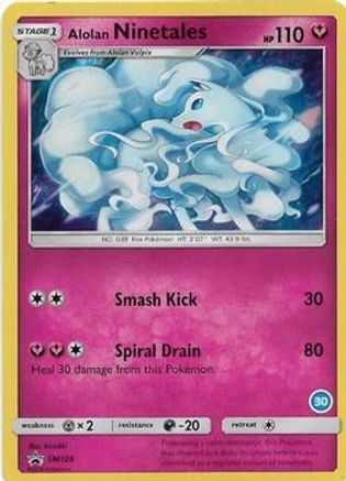 Alolan Ninetales (30)  - Holofoil SM Trainer Kit Alolan Sandslash & Alolan Ninetales - Promo