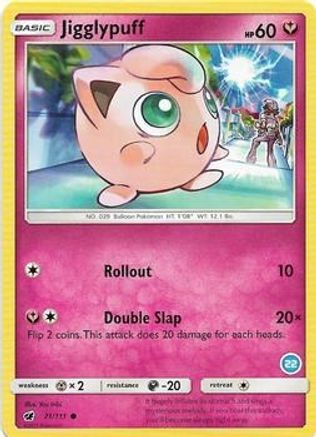Jigglypuff (22)/111  SM Trainer Kit Alolan Sandslash & Alolan Ninetales - Common