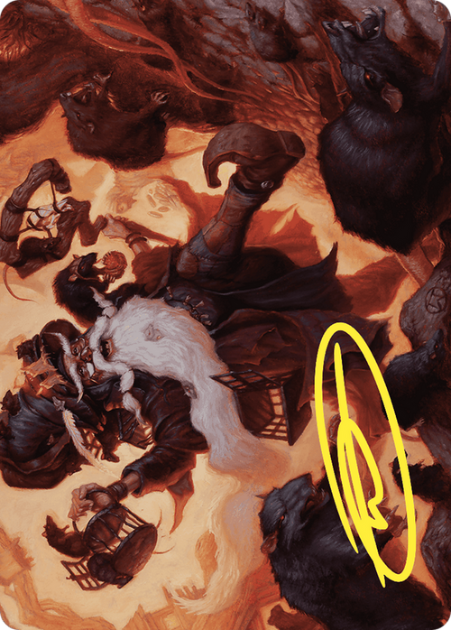 Tattered Ratter // Tattered Ratter (AWOE-020) - Wilds of Eldraine Art Series (Borderless)