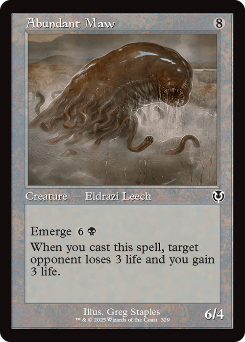 Abundant Maw (Retro Frame) (INR-329) - Innistrad Remastered