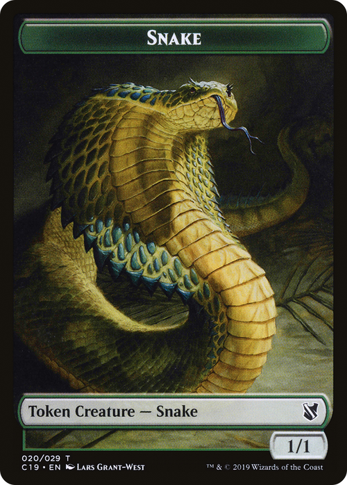 Snake (TC19-020) - Commander 2019 Tokens
