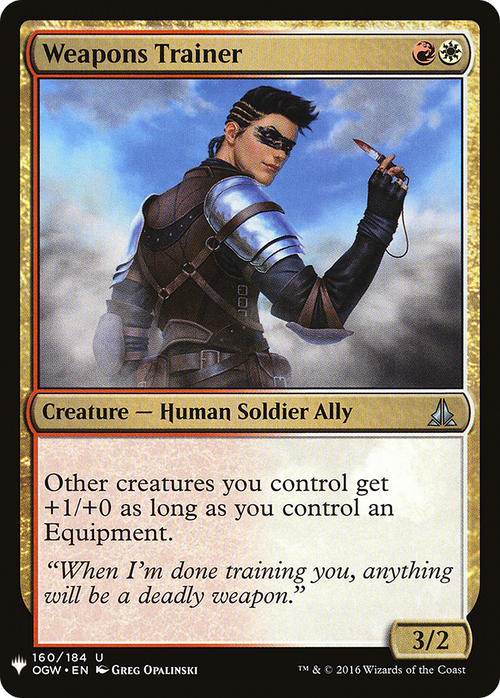 Weapons Trainer (LIST-OGW-160) - The List