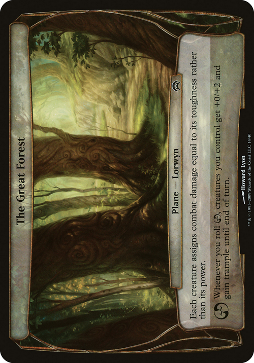 The Great Forest (Planechase) (OVER-014) - Planechase Planes