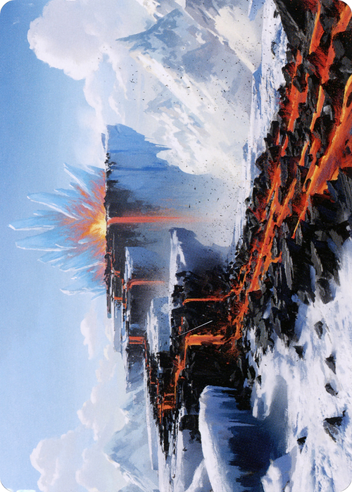 Surtland Frostpyre // Surtland Frostpyre (ASKHM-075) - Art Series: Kaldheim (Borderless) Foil