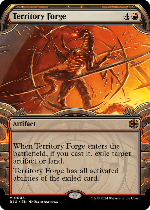 Territory Forge (Showcase) (BIG-045) - The Big Score: (Showcase) Foil