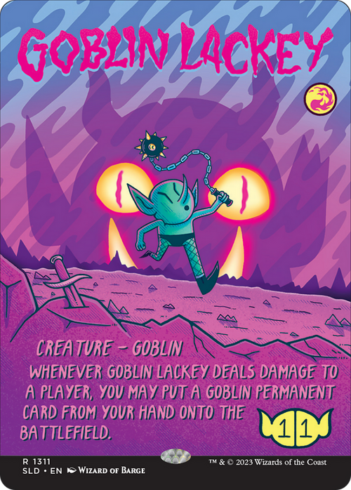 Goblin Lackey (1311) (SLD-1311) - Secret Lair Drop (Borderless)