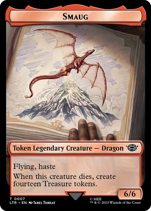 Smaug (TLTR-007) - Tales of Middle-earth Tokens Foil