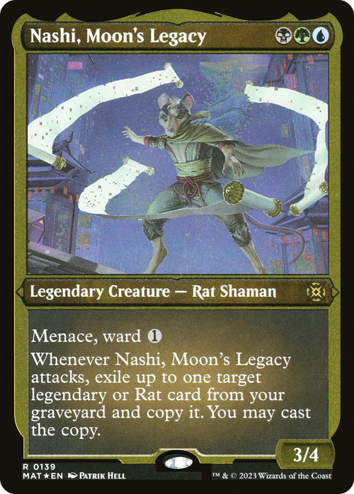 Nashi, Moon's Legacy (Foil Etched) (MAT-139) - March of the Machine: The Aftermath Foil