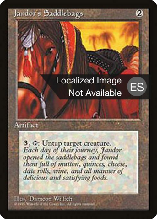 Jandor's Saddlebags (4BB-) - Fourth Edition Foreign Black Border
