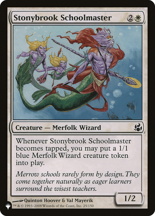 Stonybrook Schoolmaster (LIST-MOR-25) - The List